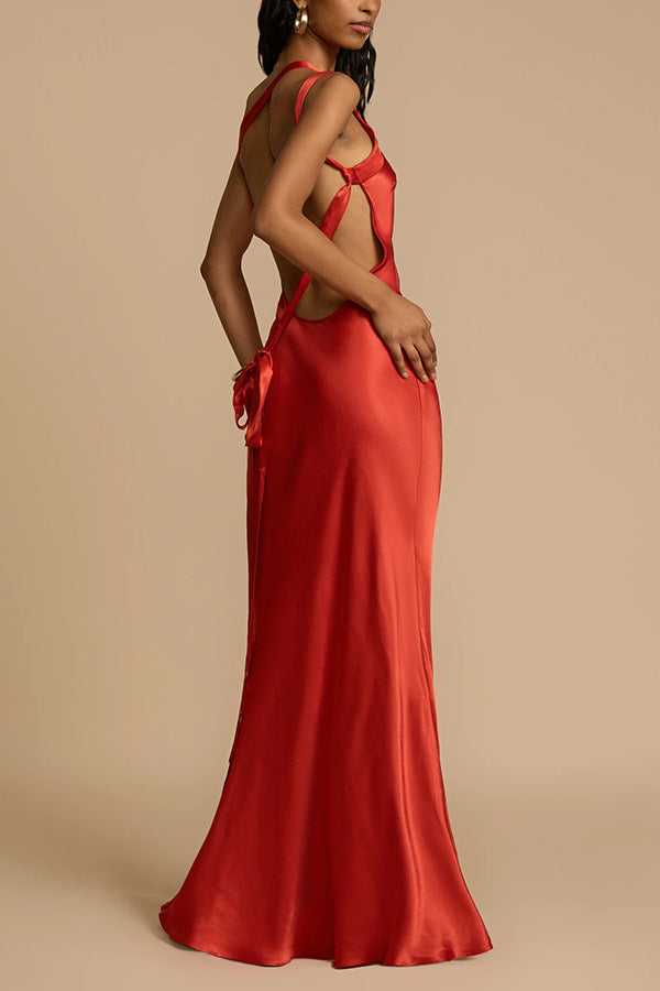 Lyra | One-Shoulder Satin Bodycon Dress