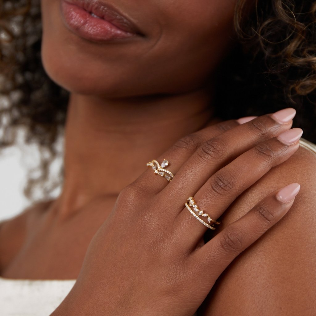 Nerina | 18K Gold Crystal Ring