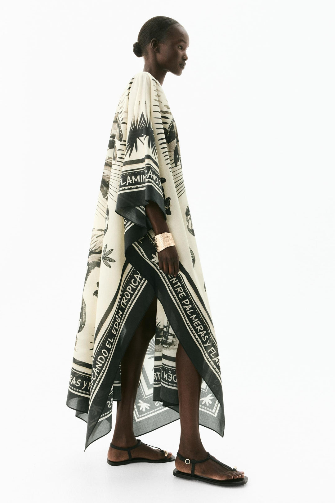 Sola | Flamingo Breeze Kaftan Dress