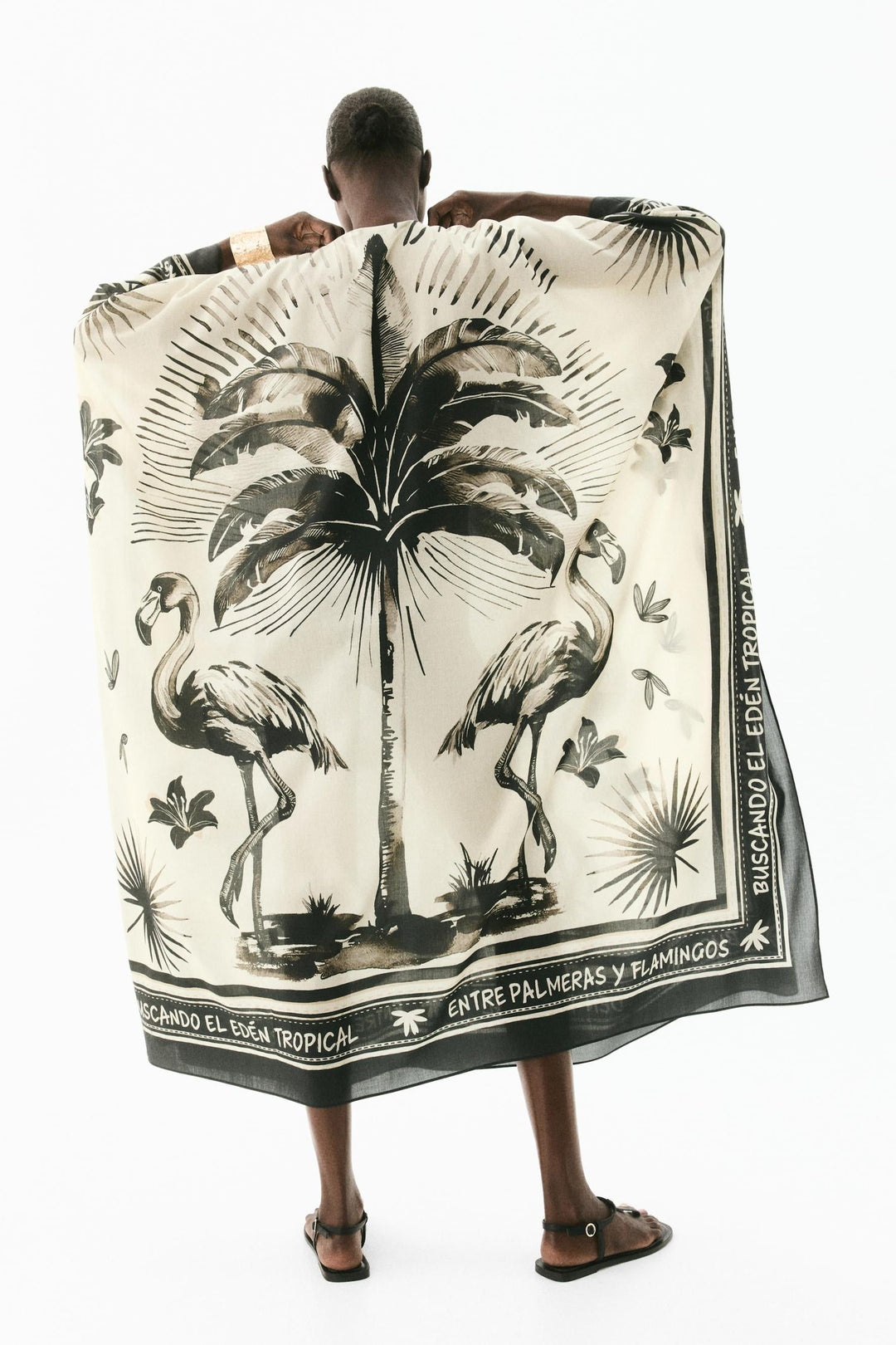Sola | Flamingo Breeze Kaftan Dress