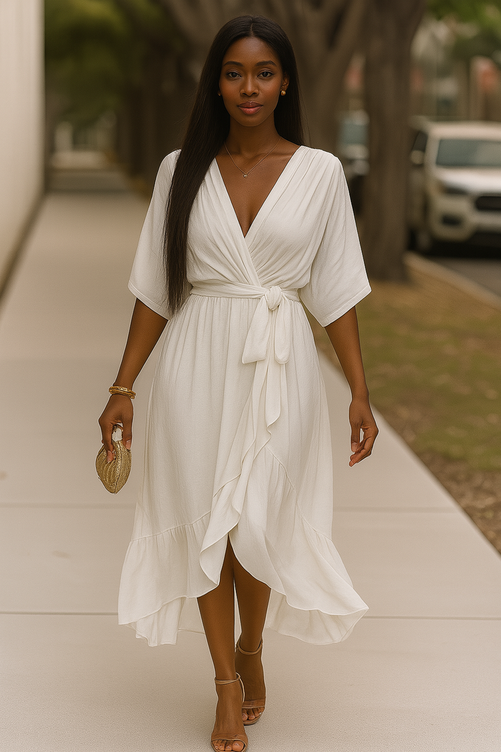 Fiona | Flowy Midi Dress