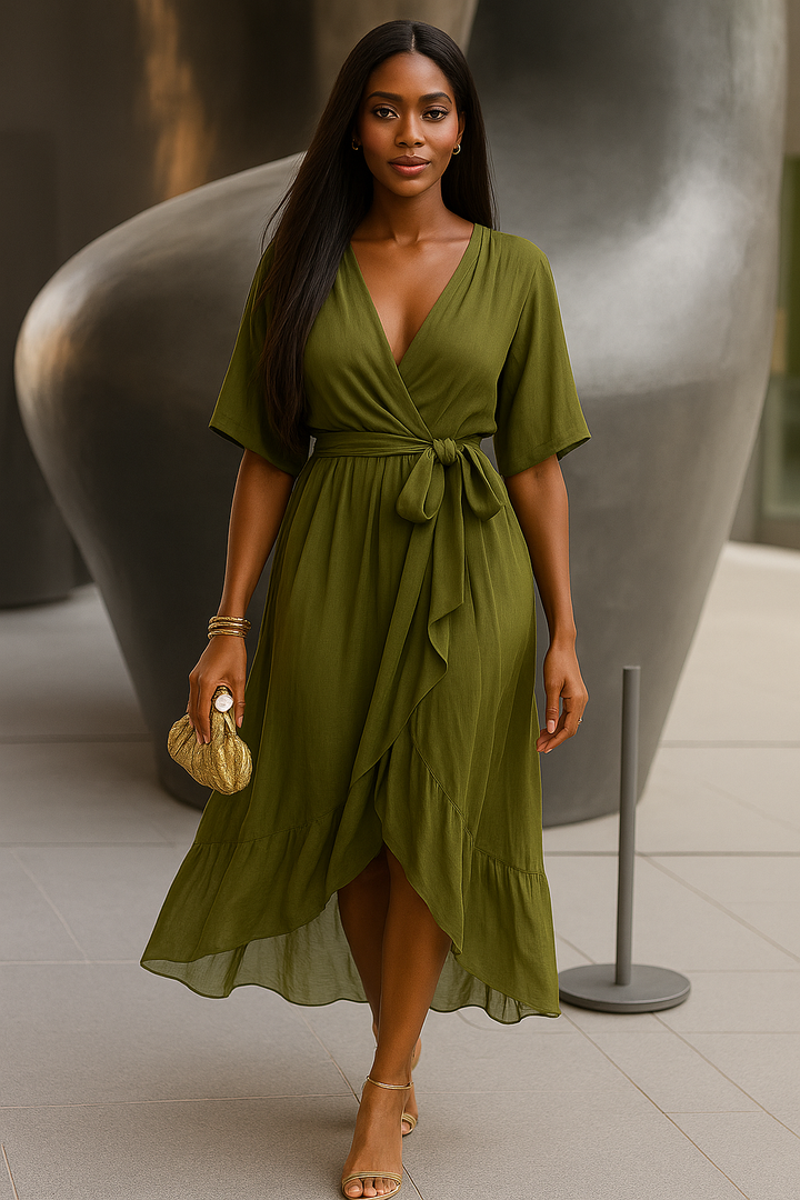 Fiona | Flowy Midi Dress