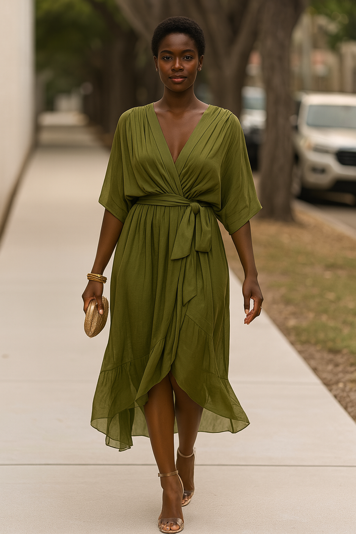 Fiona | Flowy Midi Dress