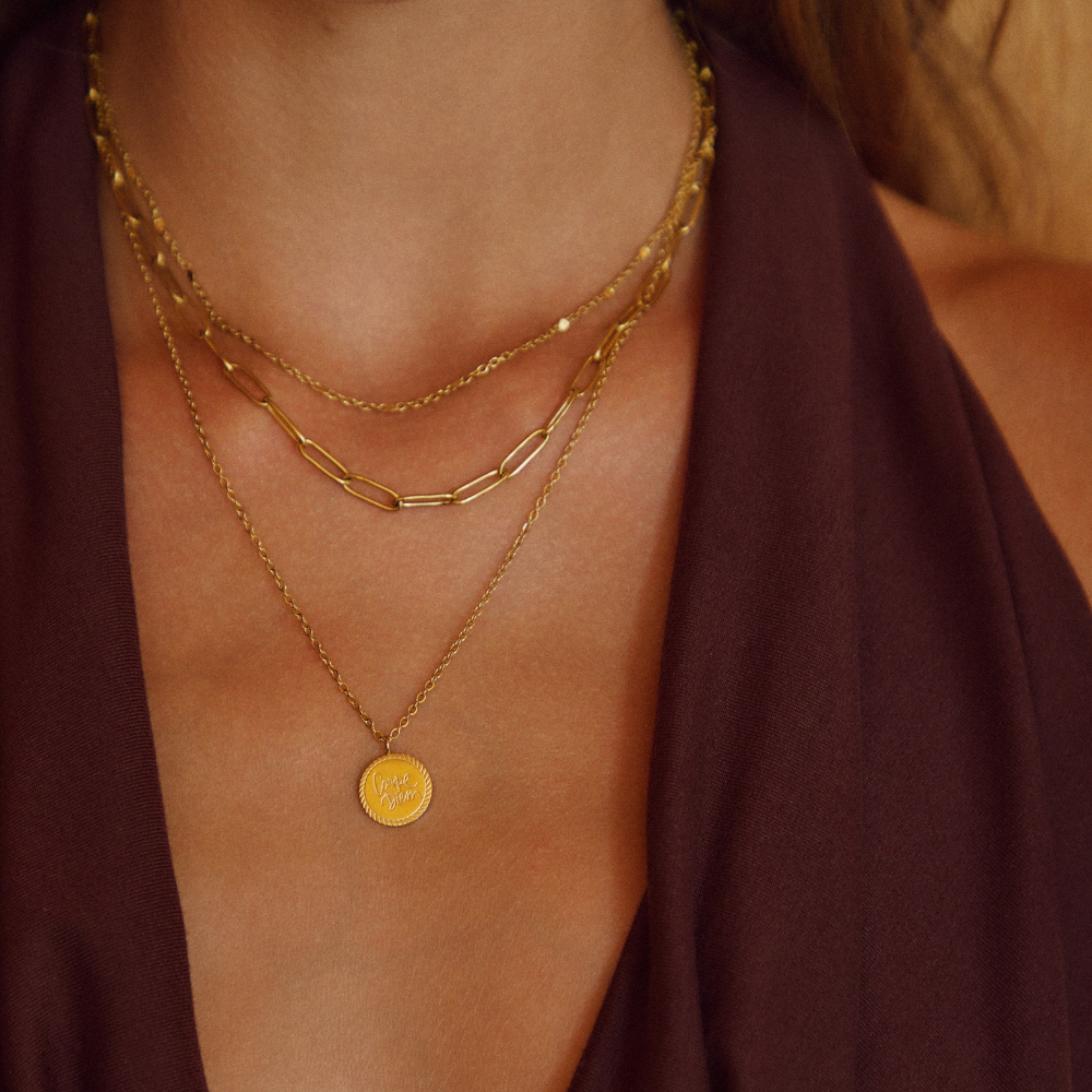 Sofia | Coin Layered Necklace
