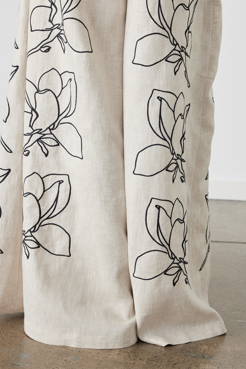 Zayana | Balloon Sleeve Floral Pants Set