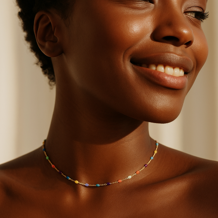 Nalani | Rainbow Dainty Choker