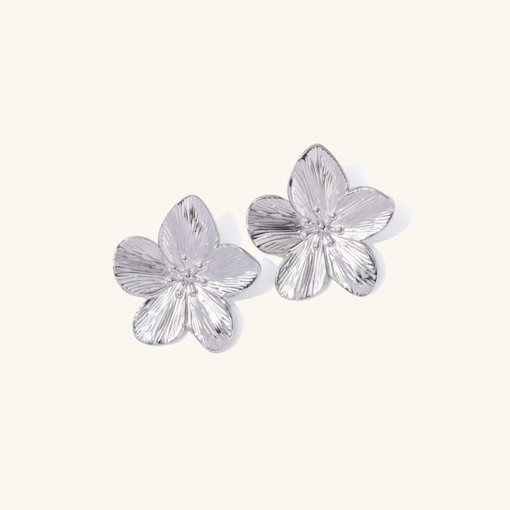 Nalu | Flower Gold Earrings
