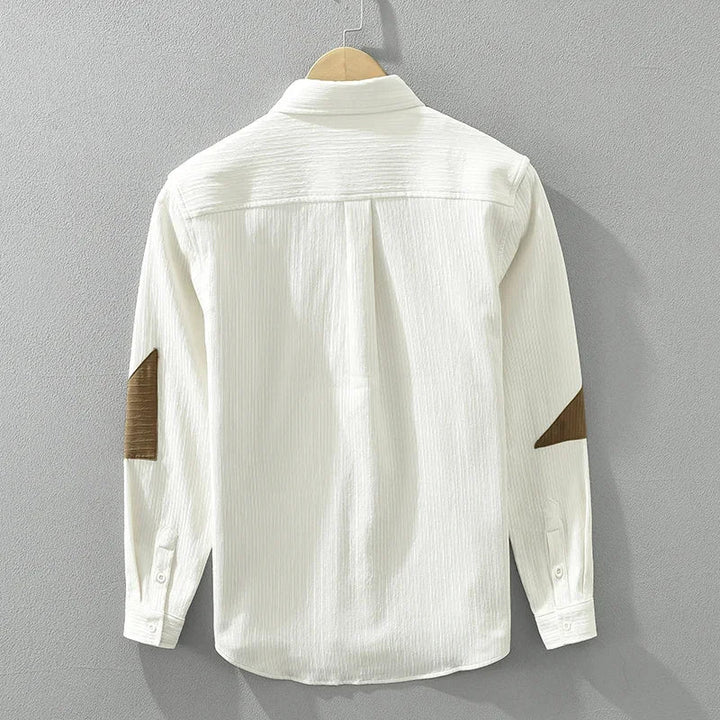 Aziel | Patchwork Cotton Shirt