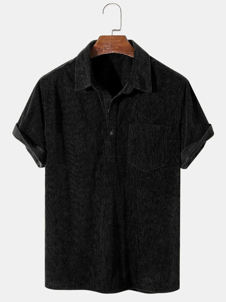 Amari | Men's Corduroy Polo Shirt