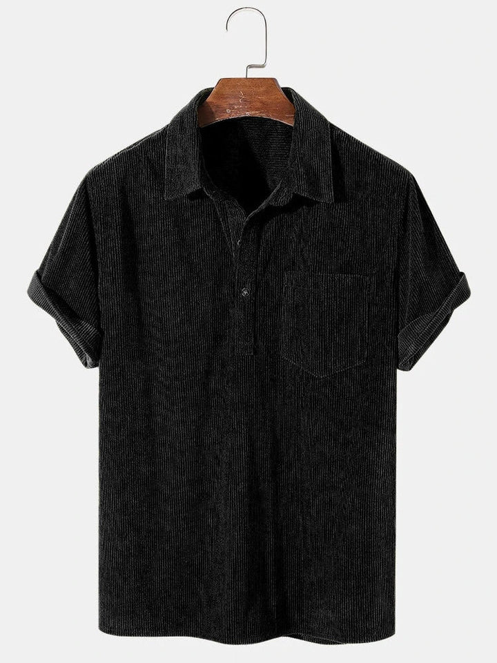 Amari | Men's Corduroy Polo Shirt