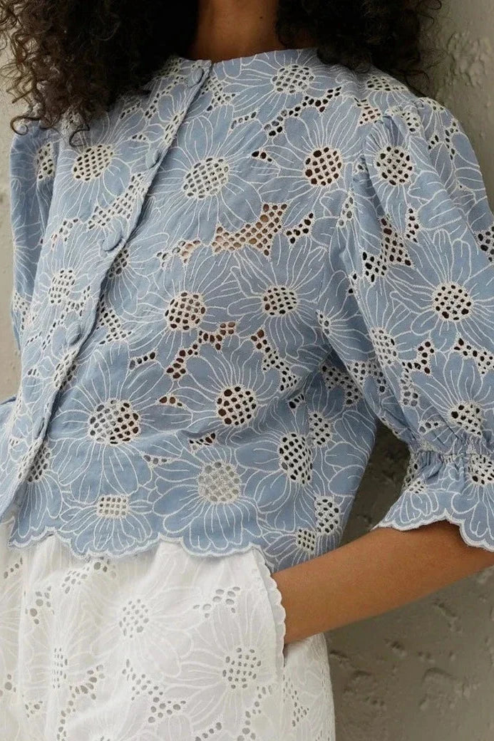 Kaida | Elegant Embroidered Blouse