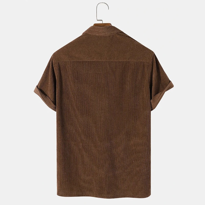 Amari | Men's Corduroy Polo Shirt