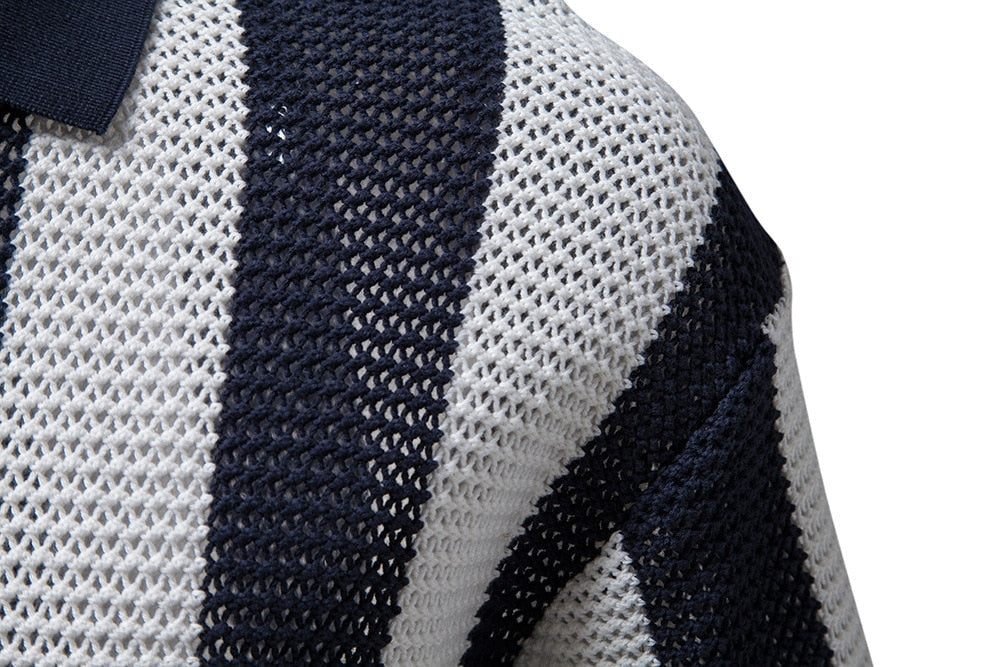 Zian | Men's Striped Polo Shirt