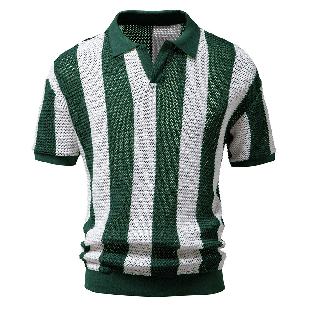Zian | Men's Striped Polo Shirt