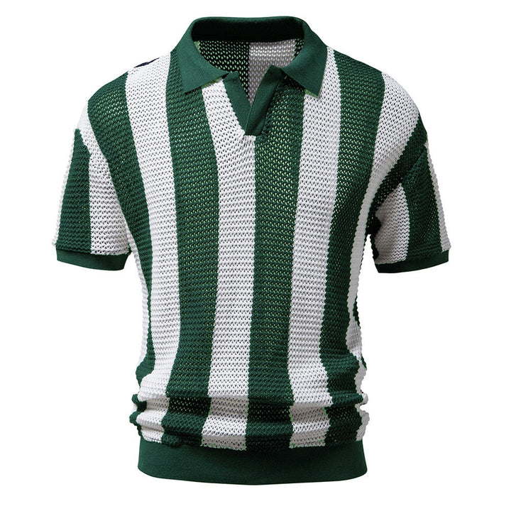 Zian | Men's Striped Polo Shirt