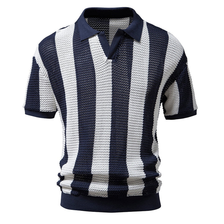 Zian | Men's Striped Polo Shirt