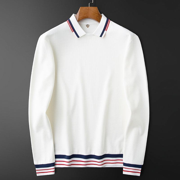 Luan | Premium Long Sleeve Waffle Polo
