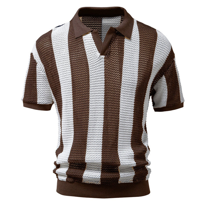 Zian | Men's Striped Polo Shirt