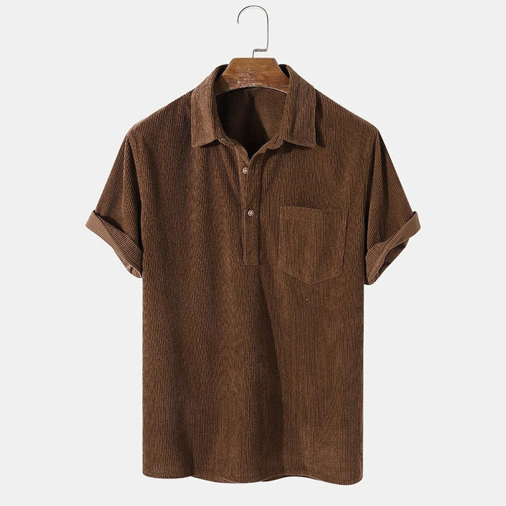 Amari | Men's Corduroy Polo Shirt