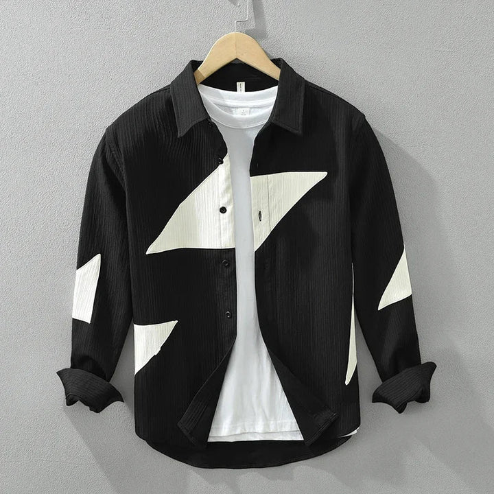 Aziel | Patchwork Cotton Shirt
