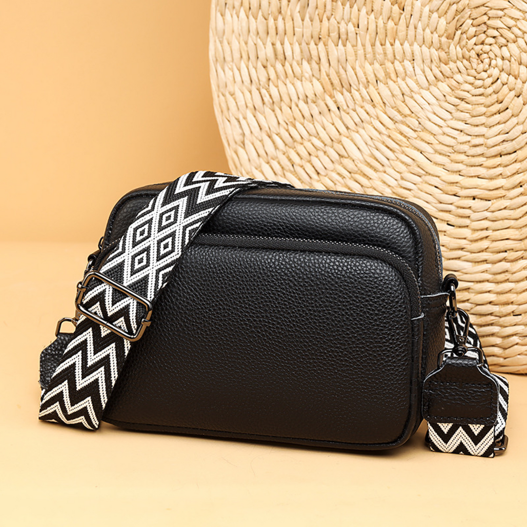 Solenne | Luxe Leather Crossbody Bag