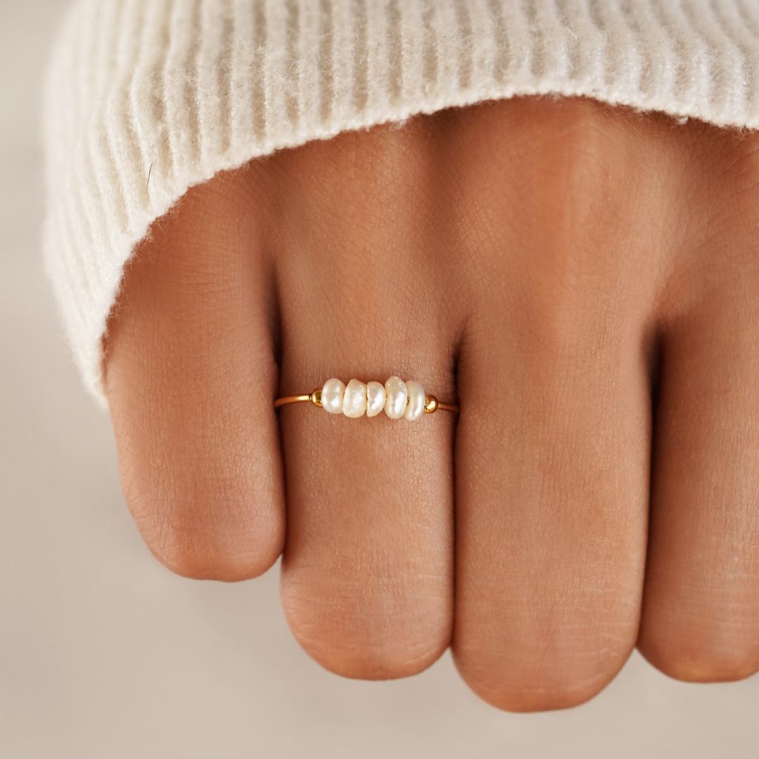 Serina | Classic Freshwater Pearl Ring