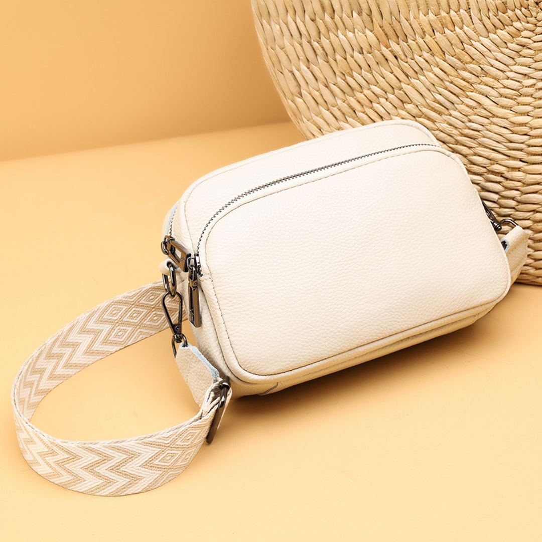 Solenne | Luxe Leather Crossbody Bag