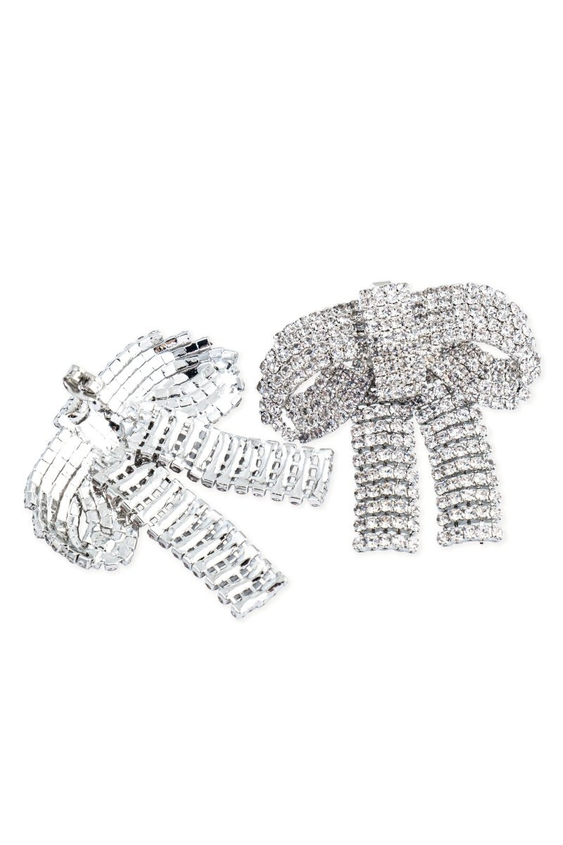 Azaria | Crystal-embellished Bow Earrings