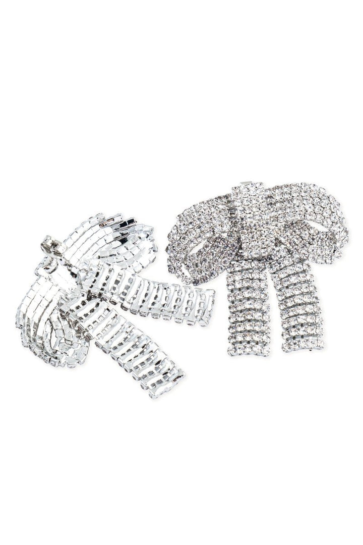 Azaria | Crystal-embellished Bow Earrings