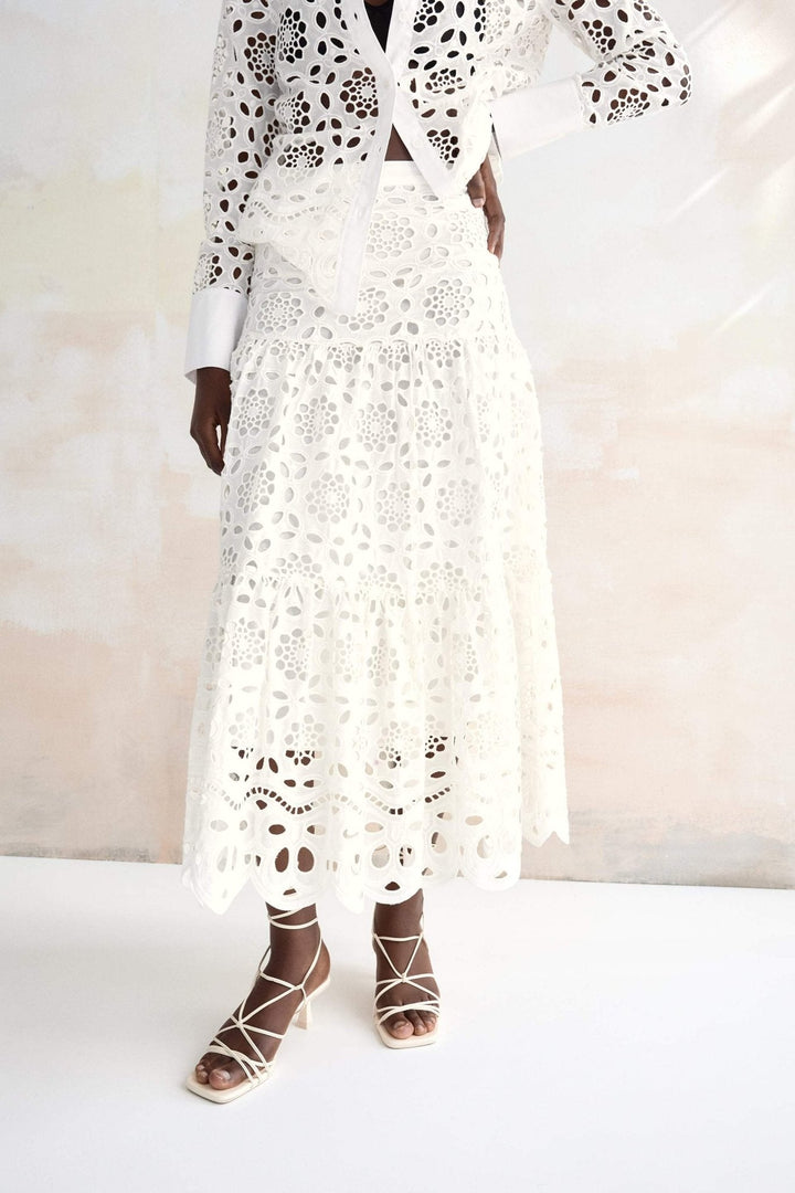 Tahlia | Embroidered Lace Set