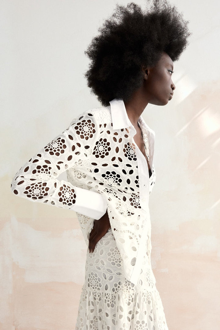 Tahlia | Embroidered Lace Set