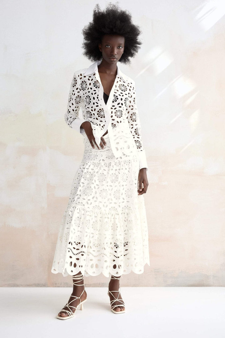 Tahlia | Embroidered Lace Set