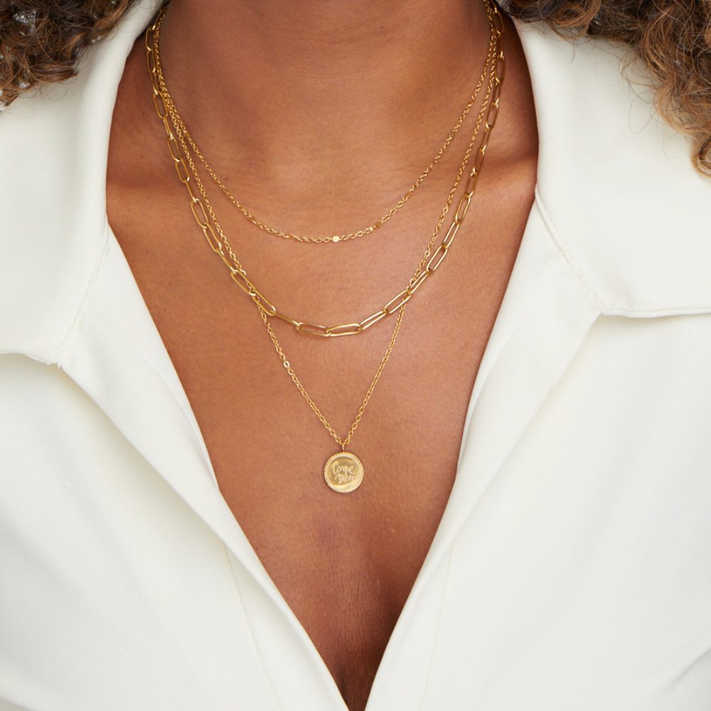 Sofia | Coin Layered Necklace