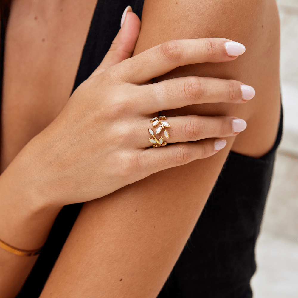 Orielle | Gold Leaf Ring