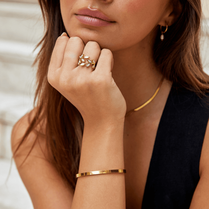 Orielle | Gold Leaf Ring