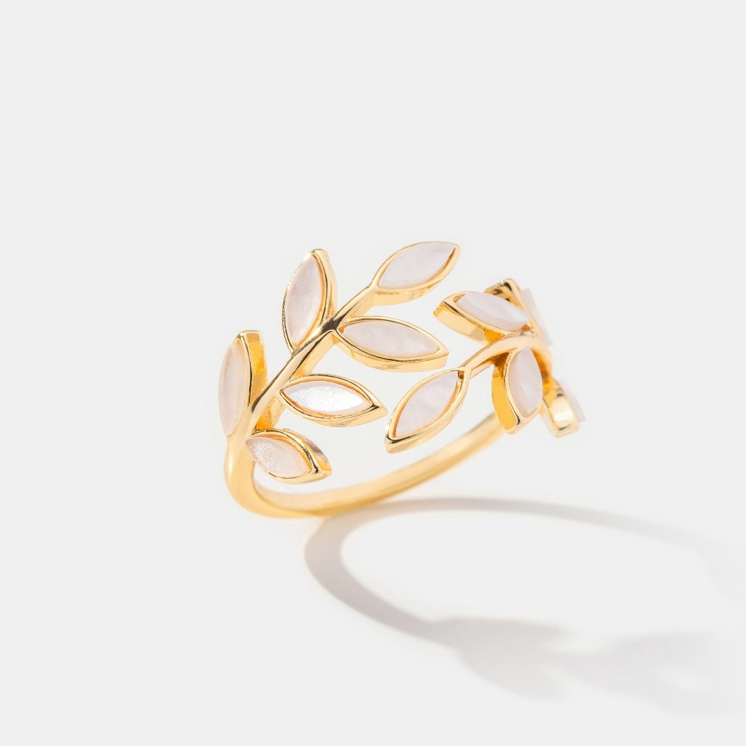 Orielle | Gold Leaf Ring