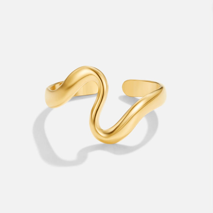 Zahara | Gold Wave Ring