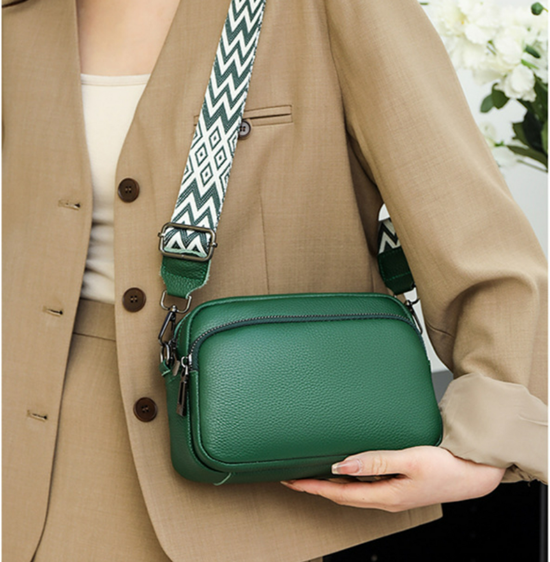 Solenne | Luxe Leather Crossbody Bag