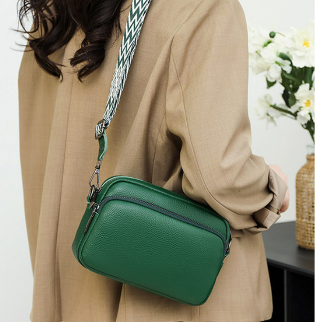 Solenne | Luxe Leather Crossbody Bag