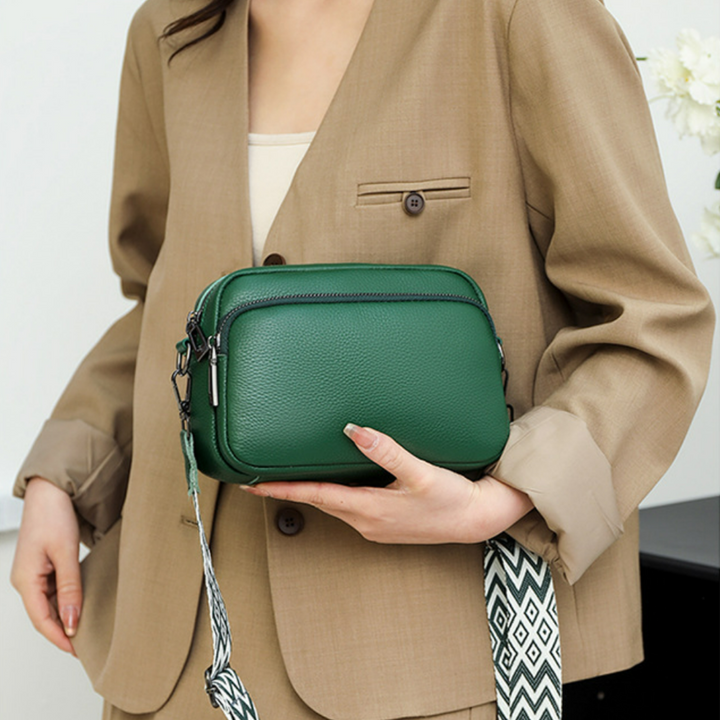 Solenne | Luxe Leather Crossbody Bag