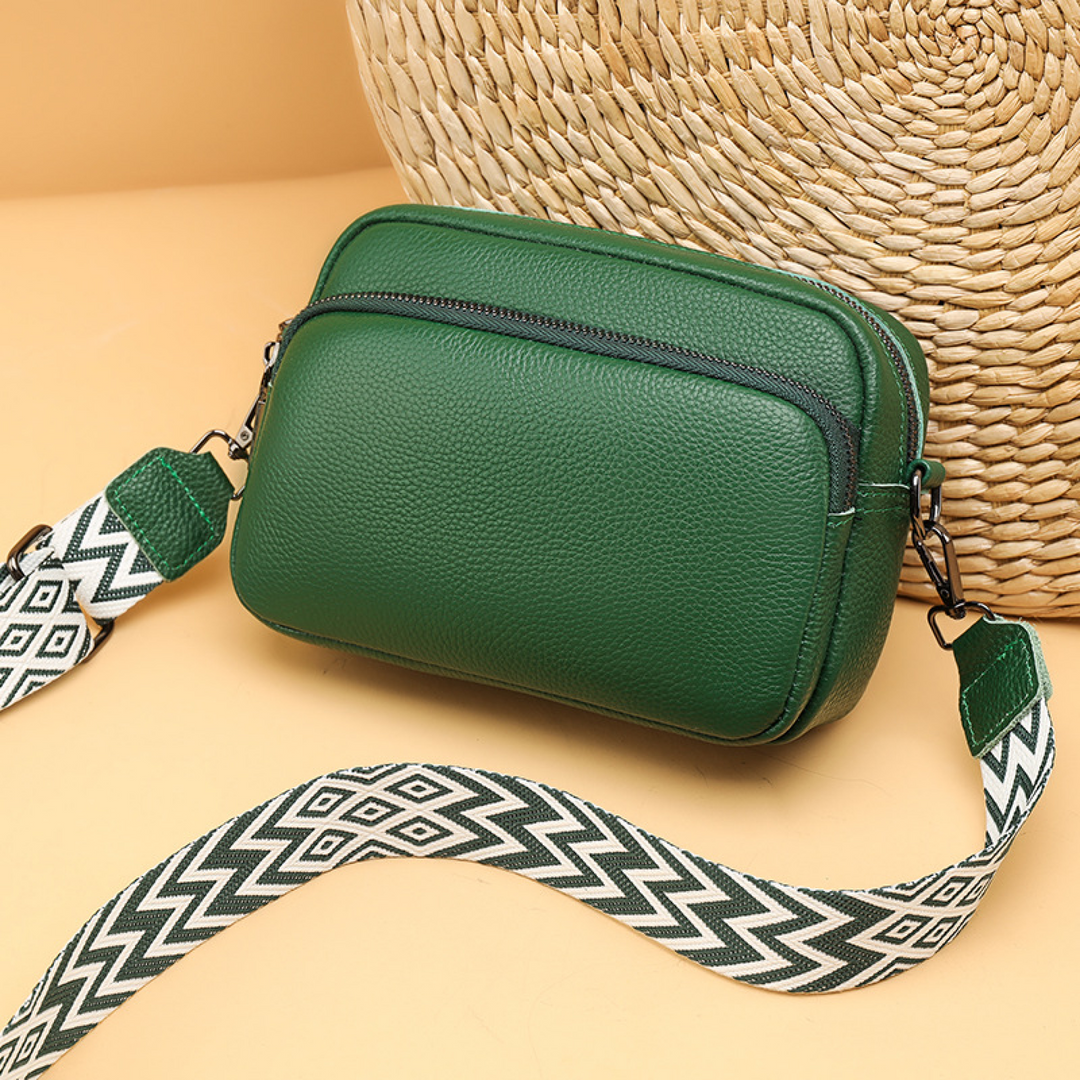 Solenne | Luxe Leather Crossbody Bag