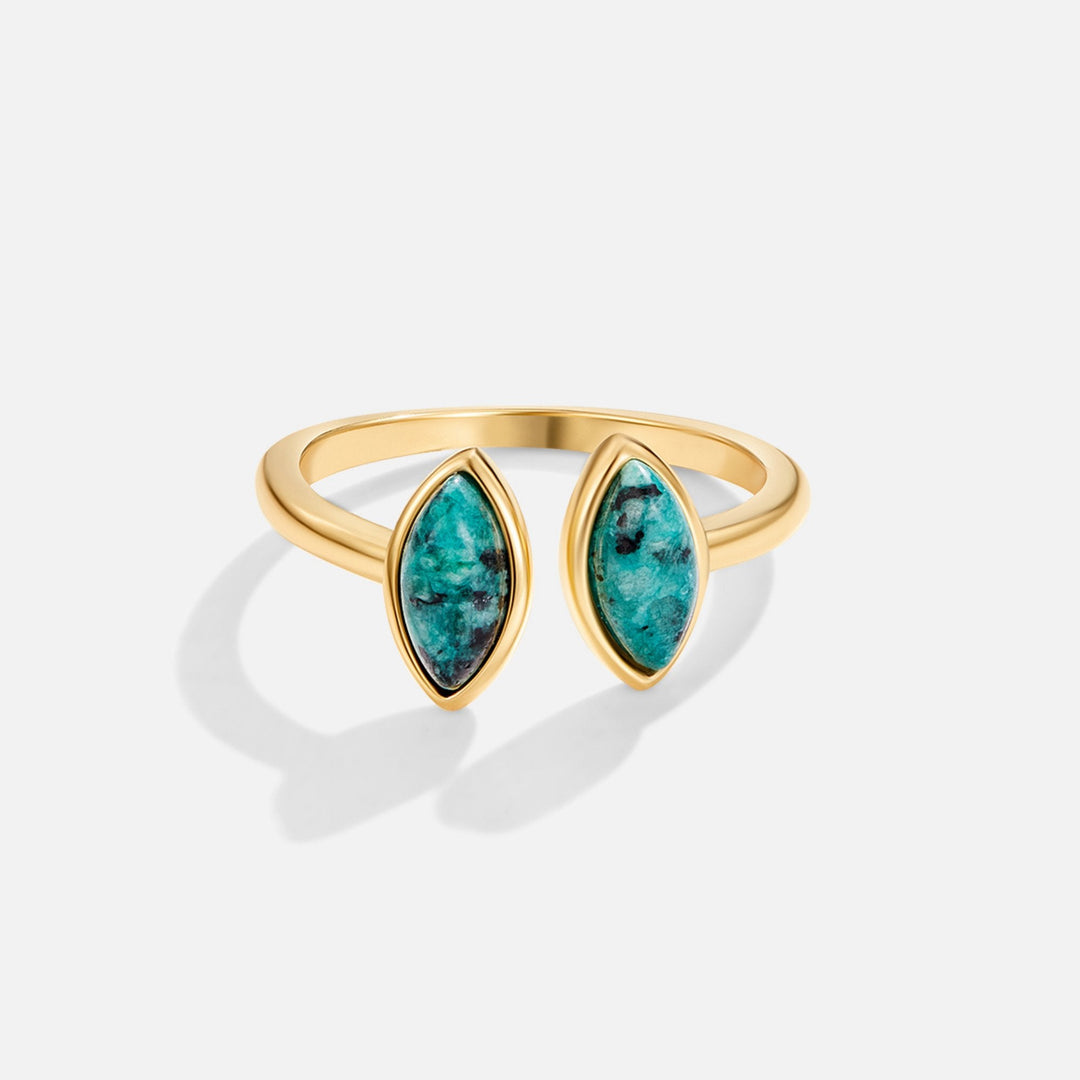 Mireya | Jade Green Wrap Ring