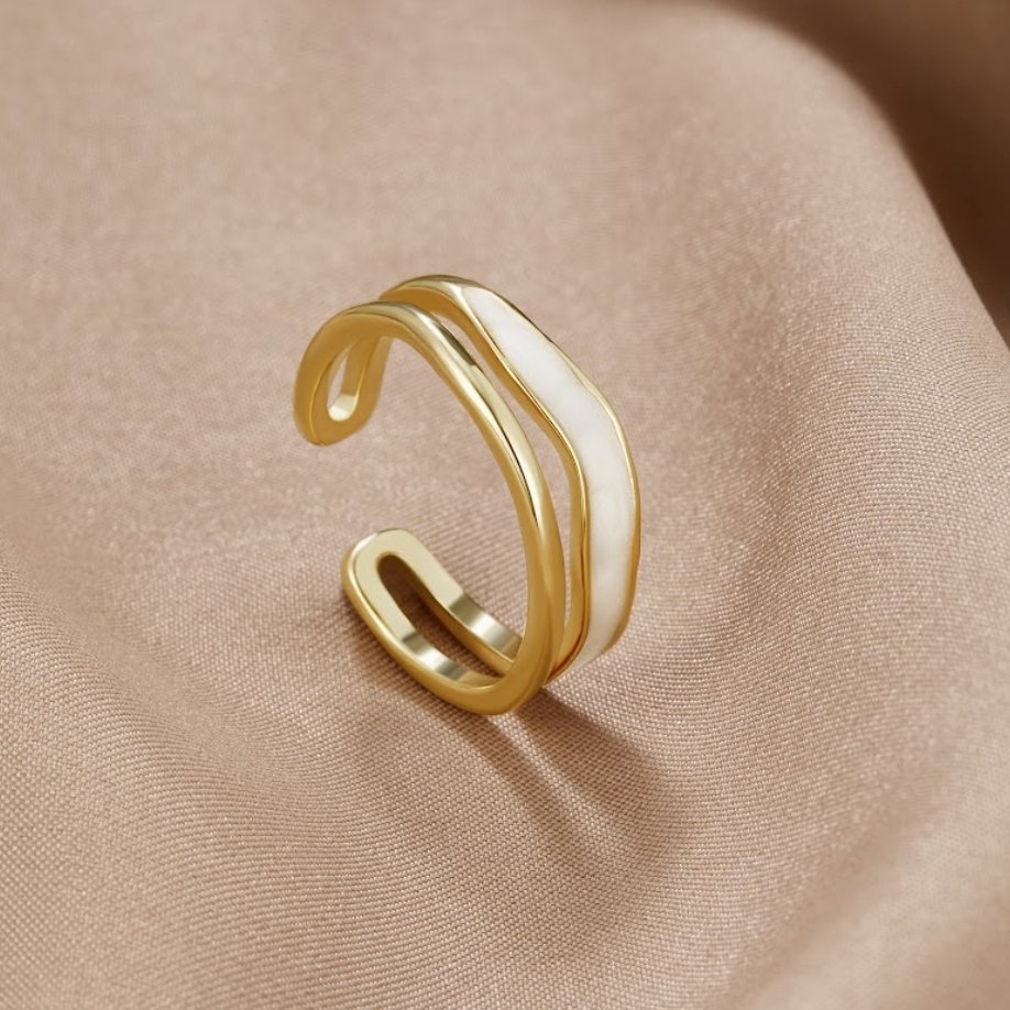 Diora | Layered Gold Ring