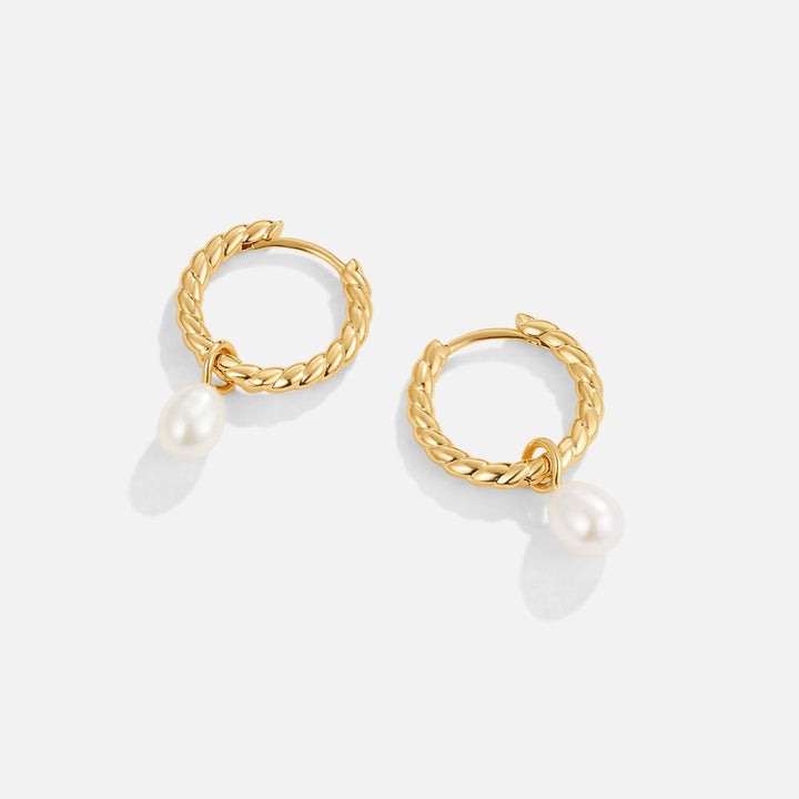 Zaria |  Pearl Twist Earrings