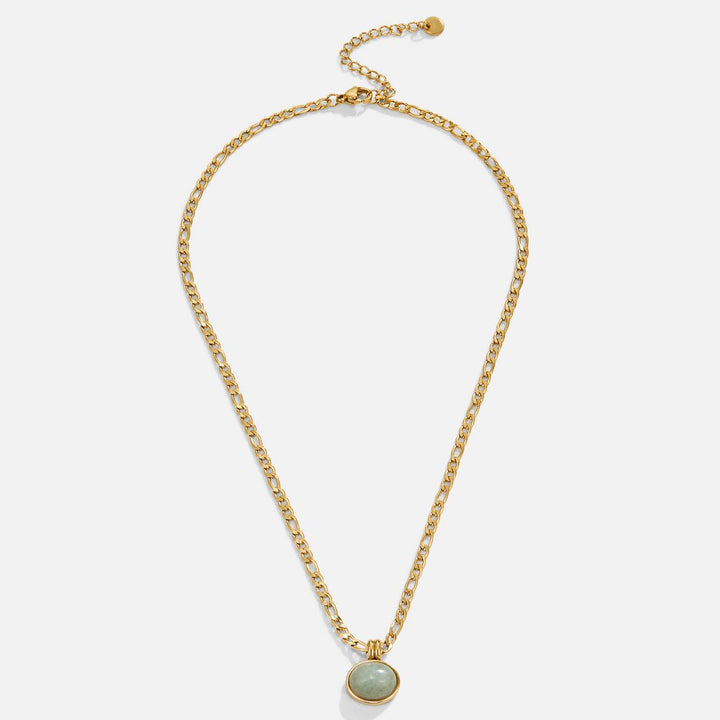 Aveline | Jade Glow Pendant Necklace