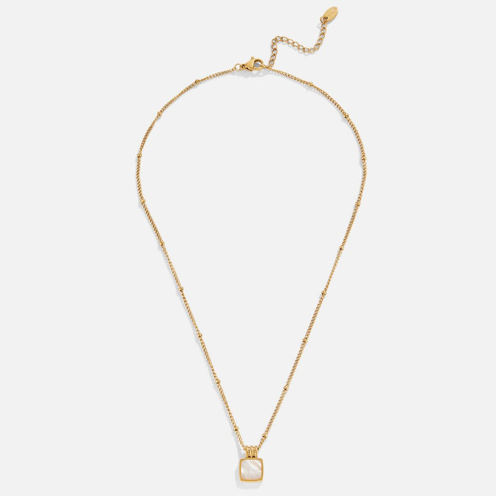 Kaia | White Shell Pendant Necklace