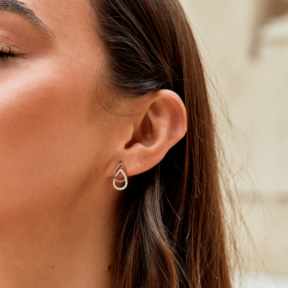 Keola | Teardrop Link Earrings