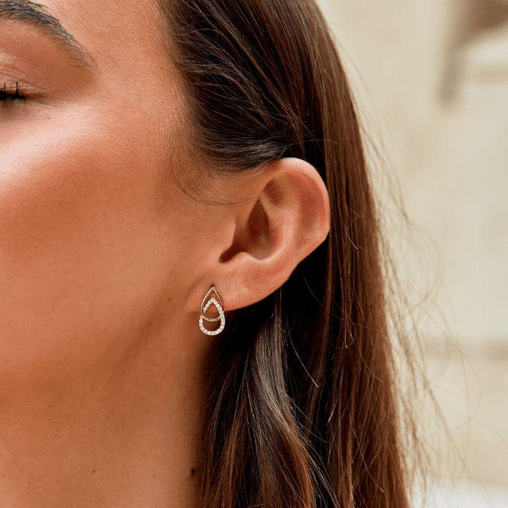 Keola | Teardrop Link Earrings