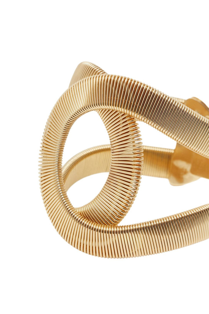 Meira | Metallic Textured Geometric Bracelet