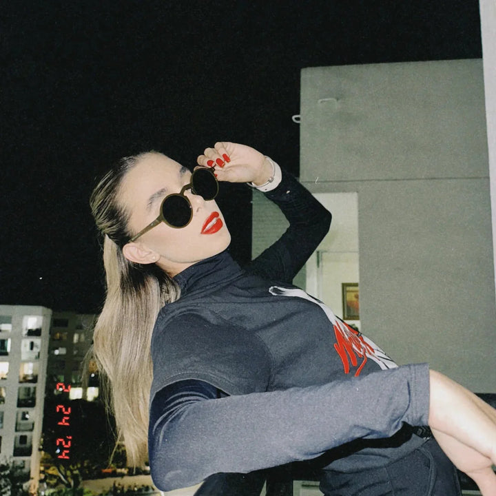 Aure | Sculpted Curve Sunglasses